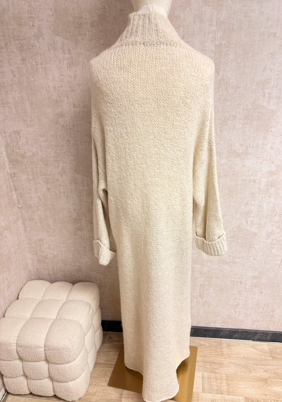 Shazia - Strickkleid Creme