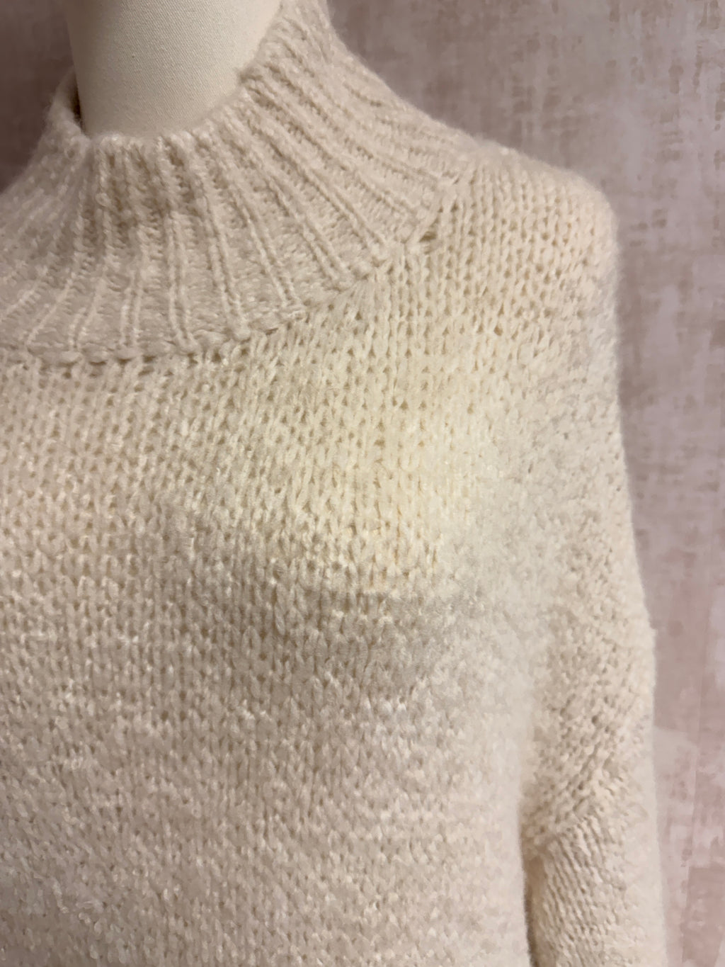 Shazia - Strickkleid Creme