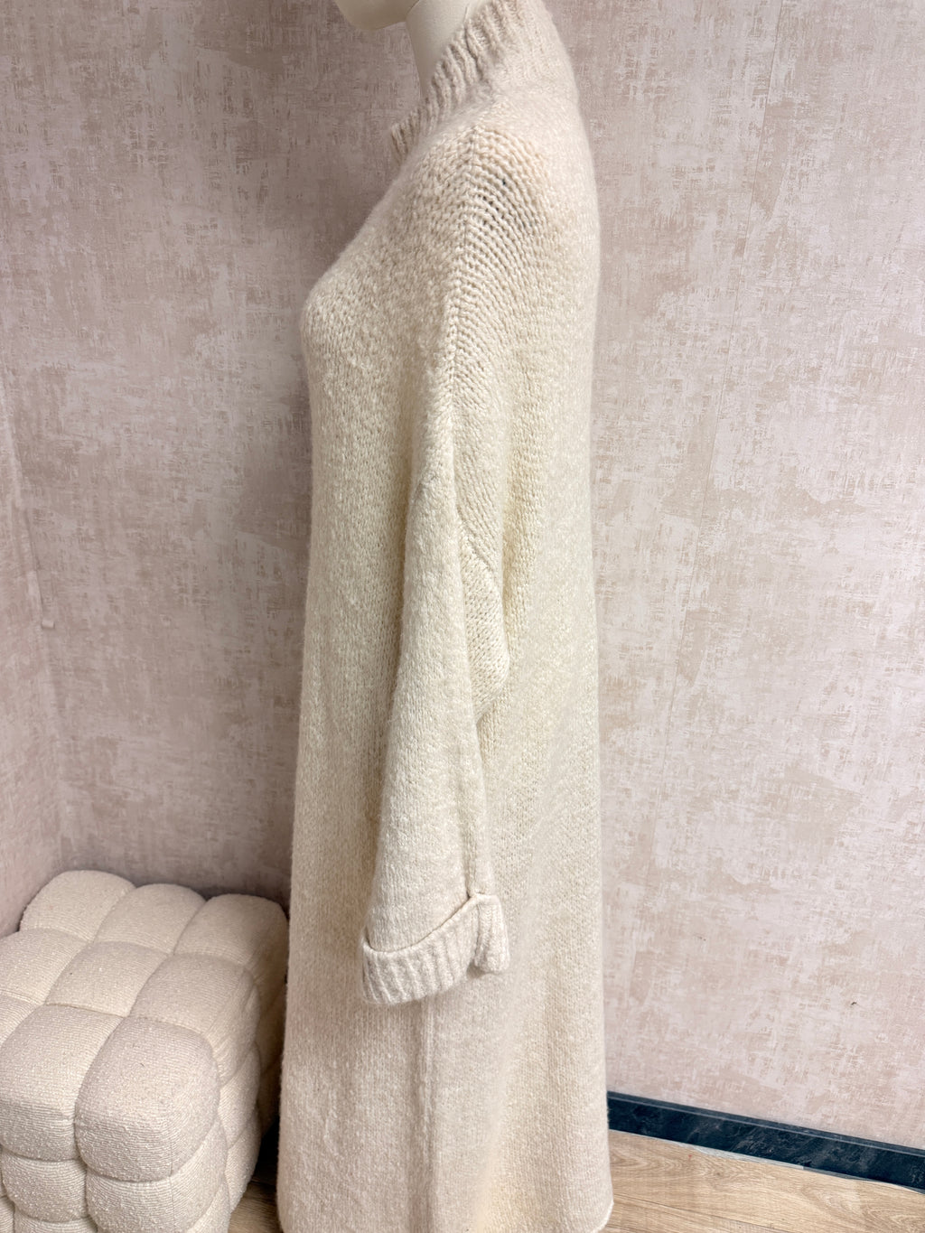 Shazia - Strickkleid Creme
