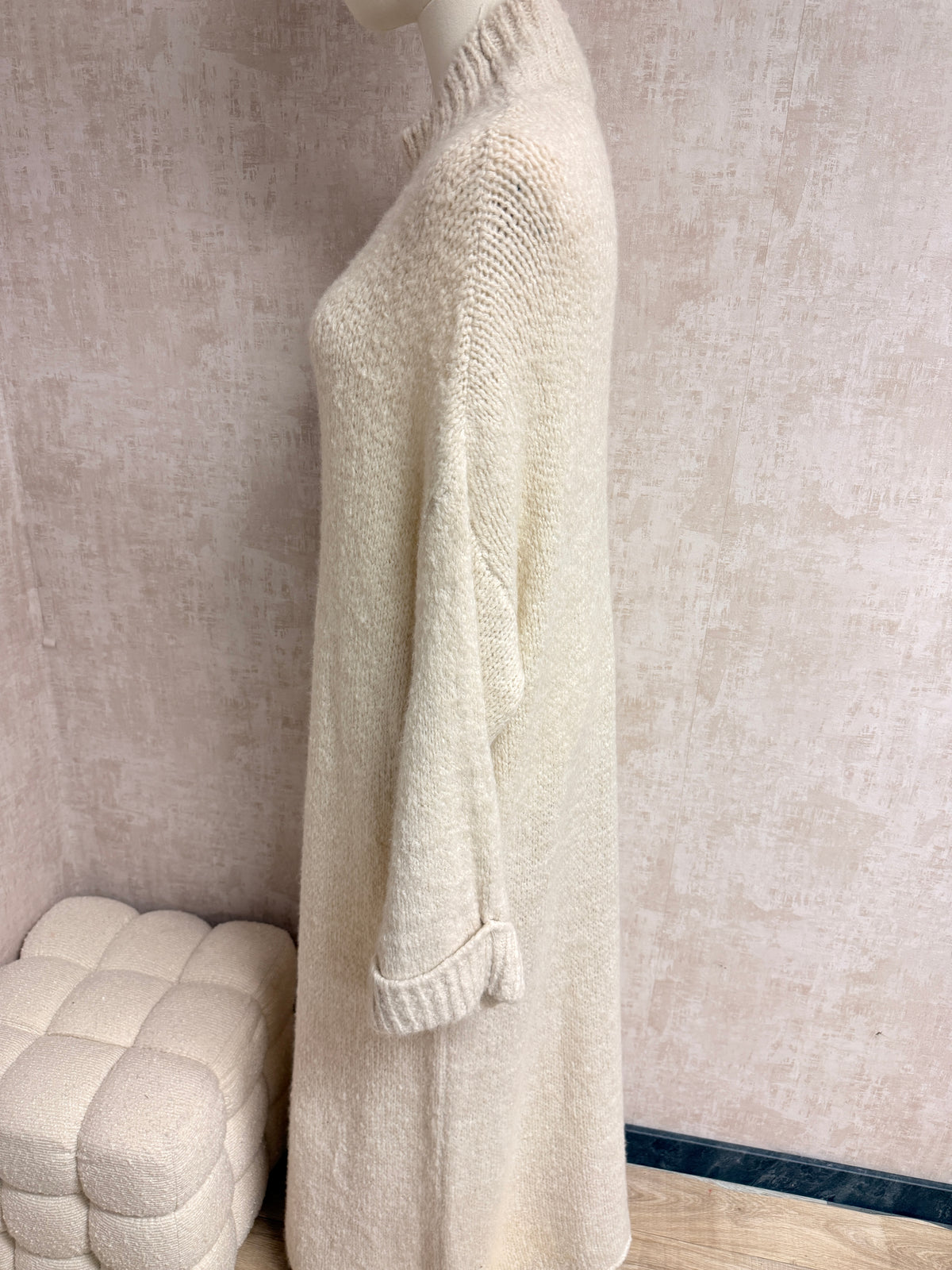 Shazia - Strickkleid Creme