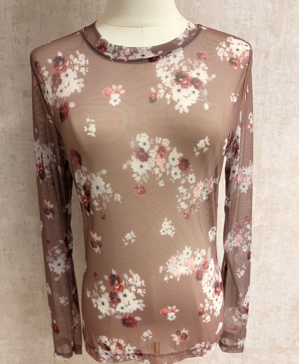 Longsleeves Blumenmuster