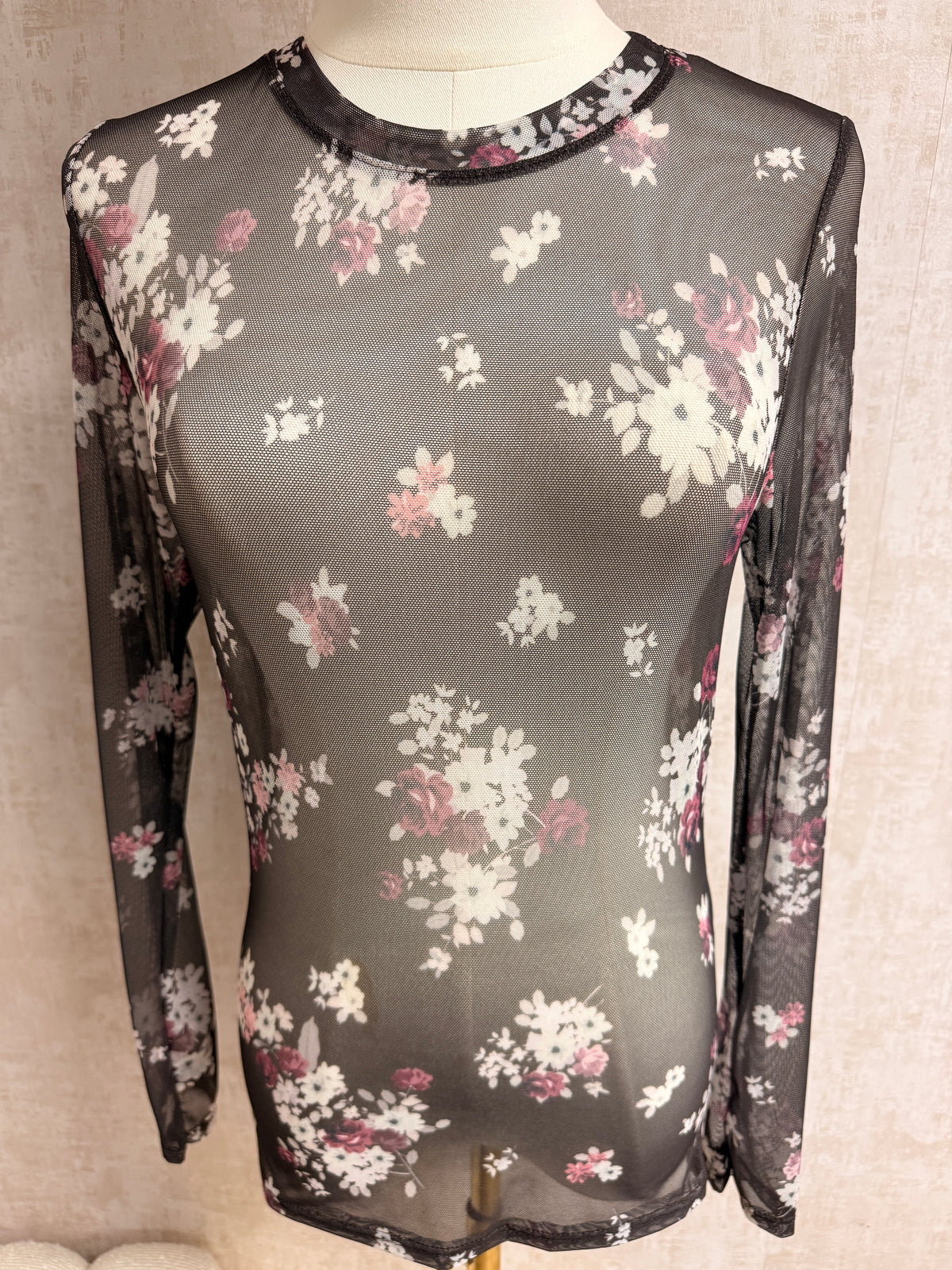 Longsleeves Blumenmuster
