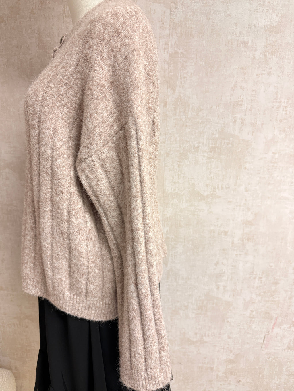 Weiche Strickjacke