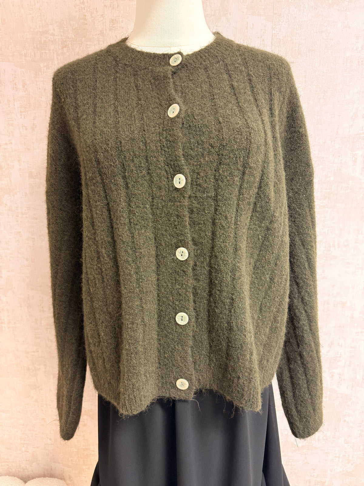 Weiche Strickjacke