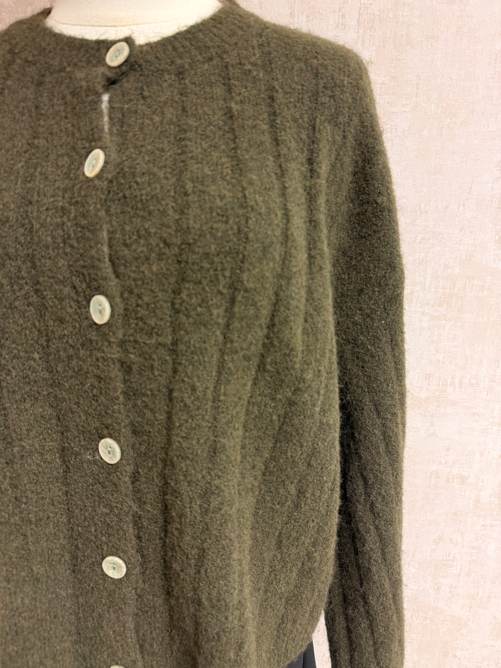 Weiche Strickjacke