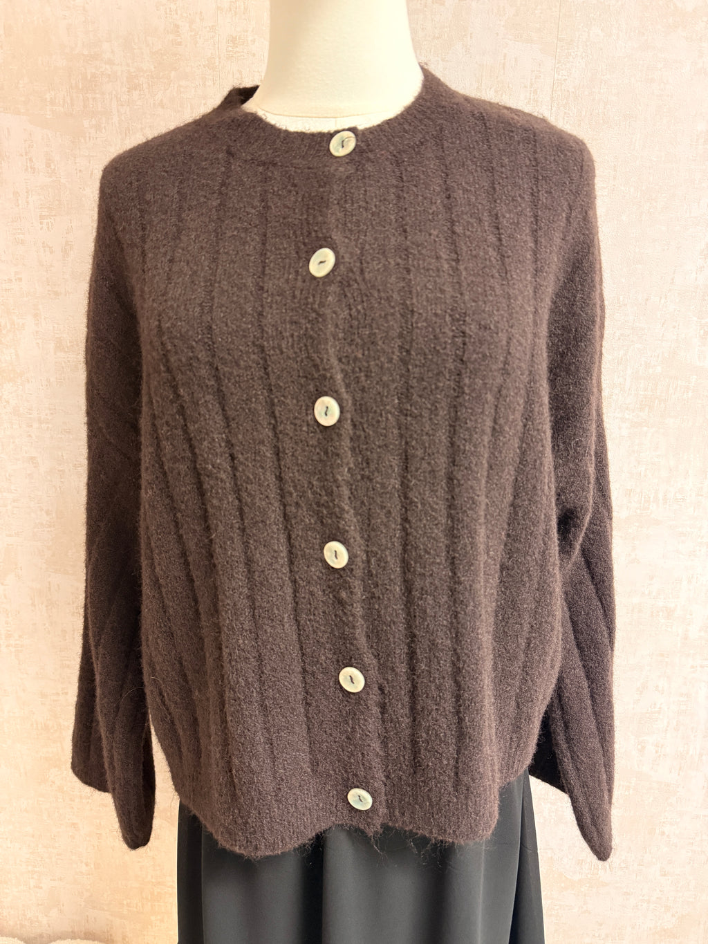 Weiche Strickjacke