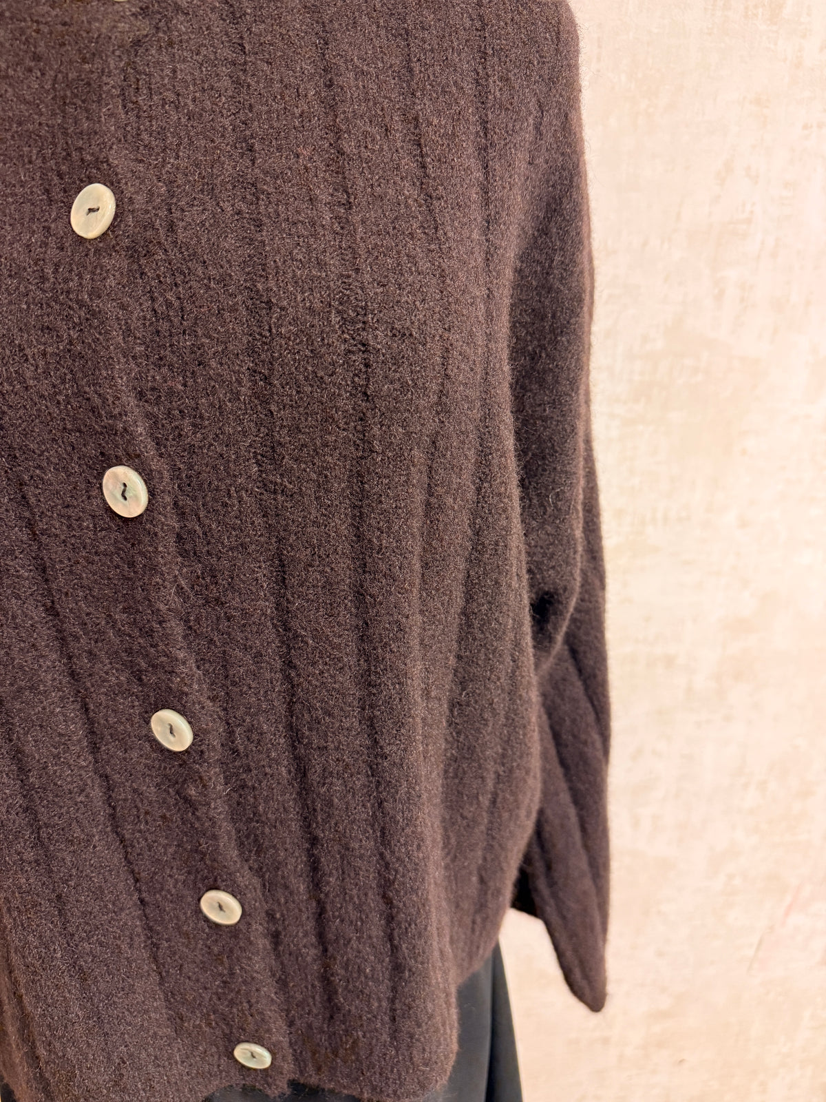 Weiche Strickjacke