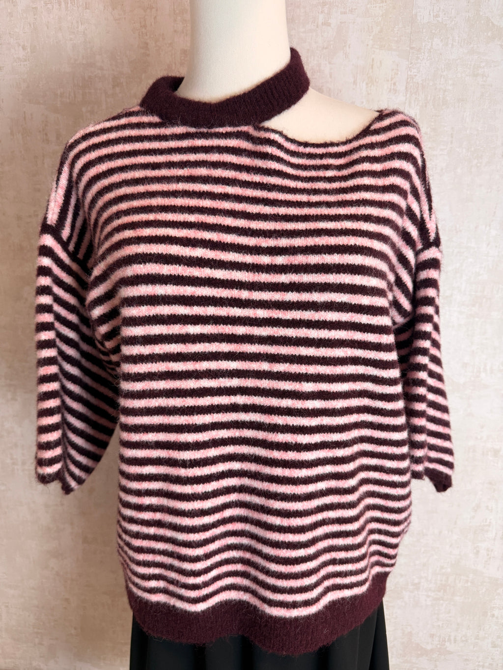 Gestreiftes Strickshirt