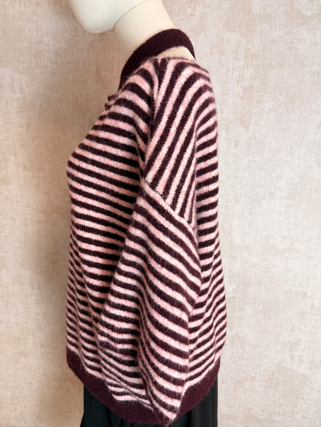 Gestreiftes Strickshirt