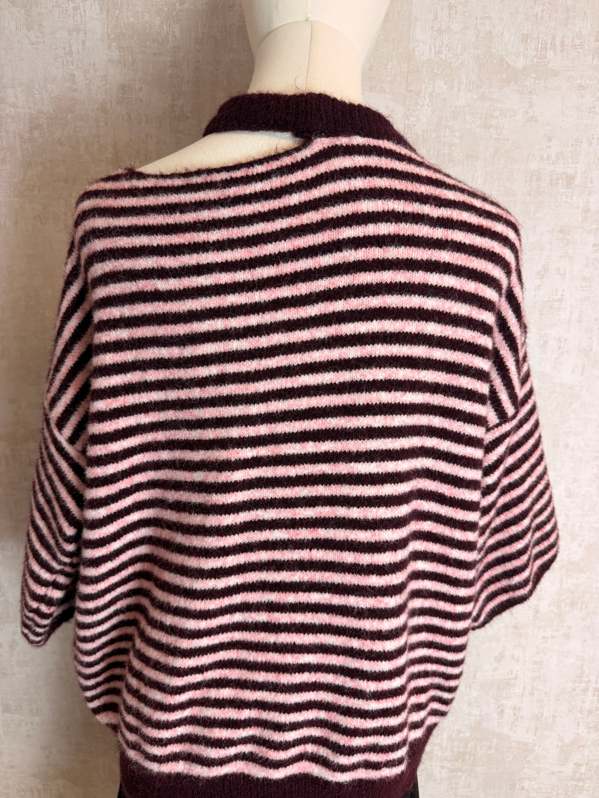 Gestreiftes Strickshirt