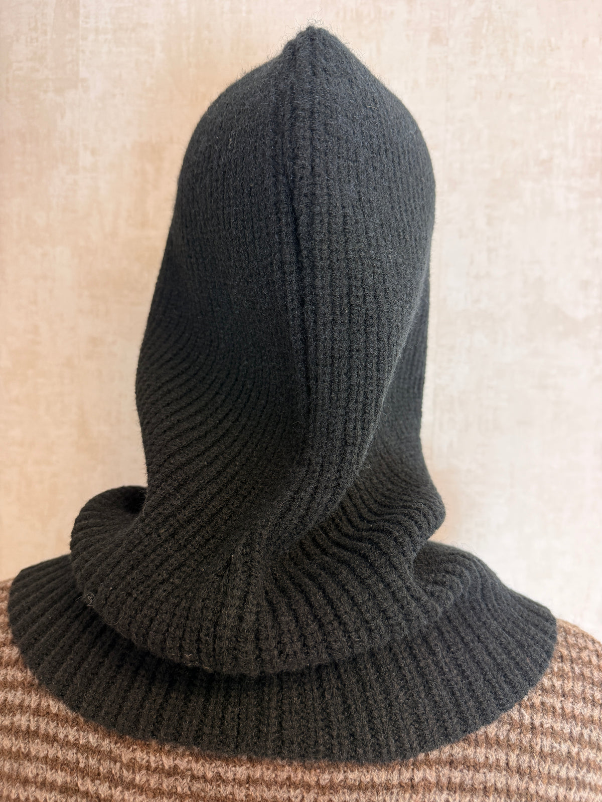 Strick-Balaklava – Schwarz