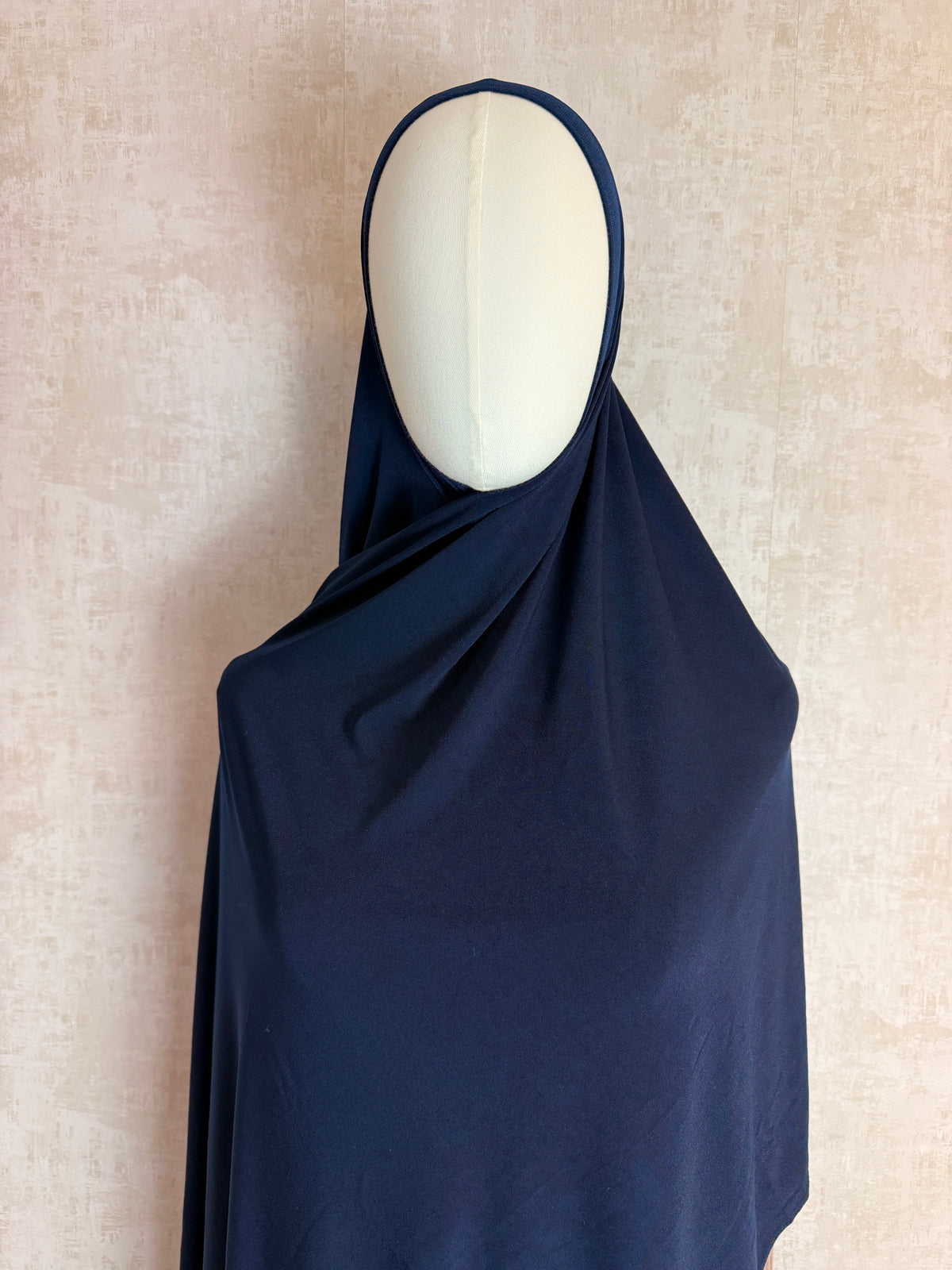 Premium Jersey Hijab - Navy