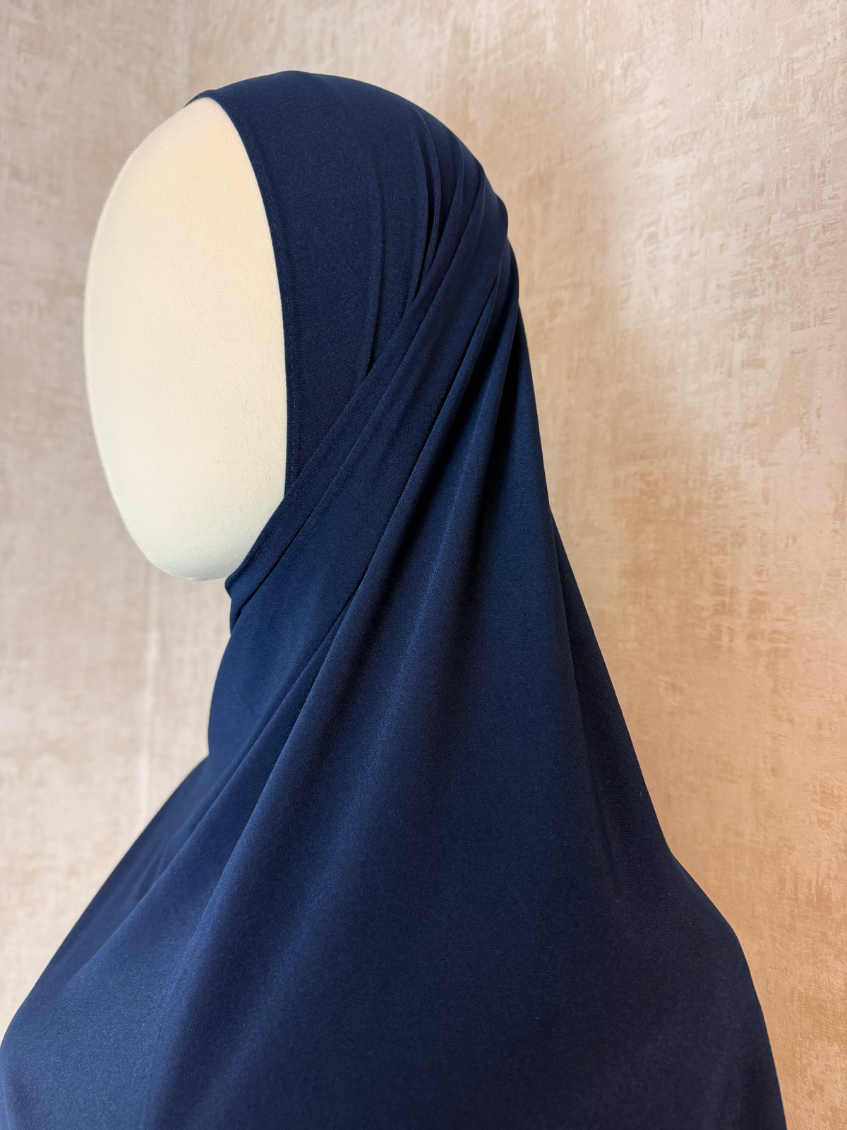 Premium Jersey Hijab - Navy
