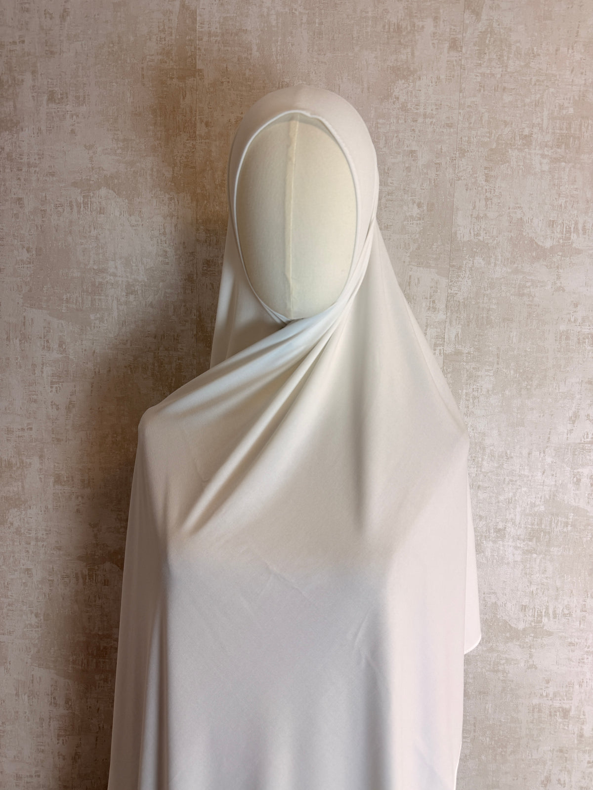Premium Jersey Hijab – weiß