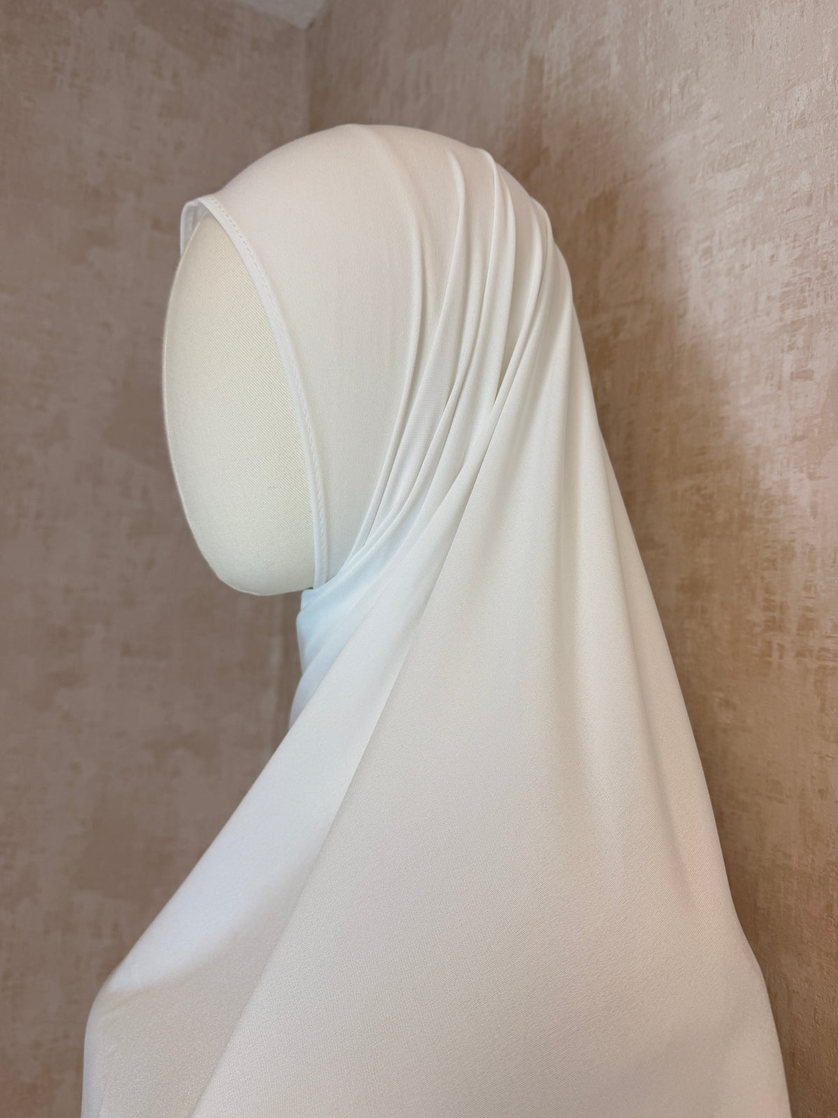 Premium Jersey Hijab – weiß