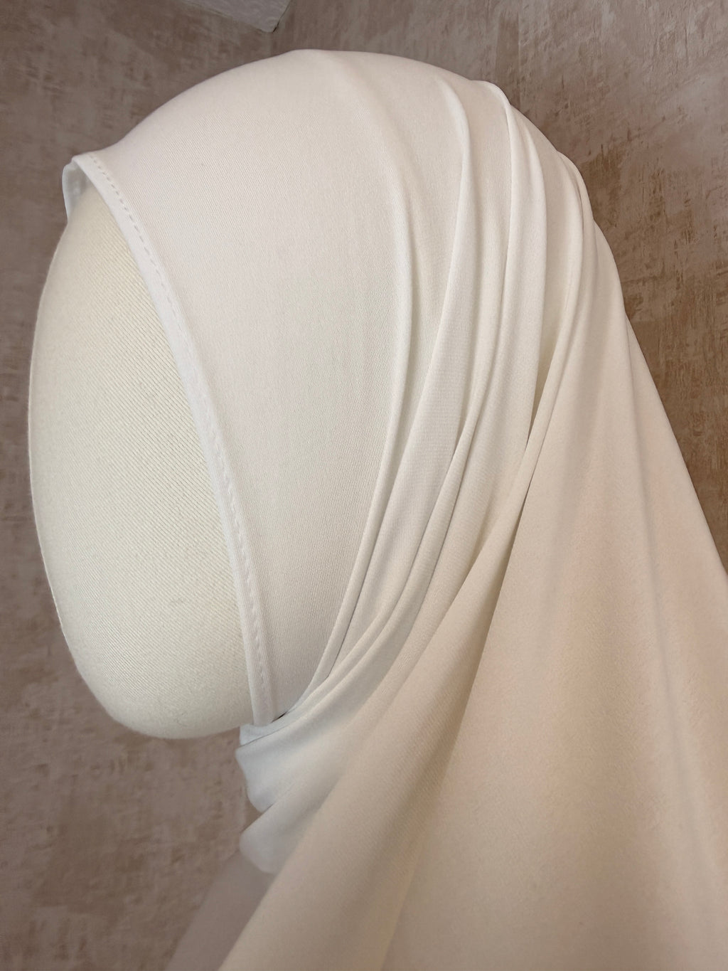 Premium Jersey Hijab – weiß