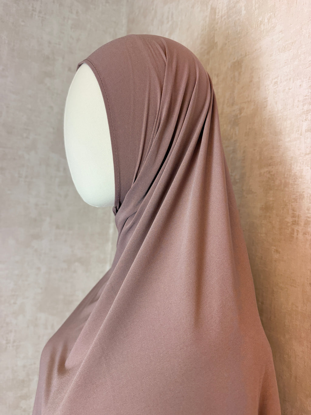 Premium Jersey Hijab – Vintage Rosa