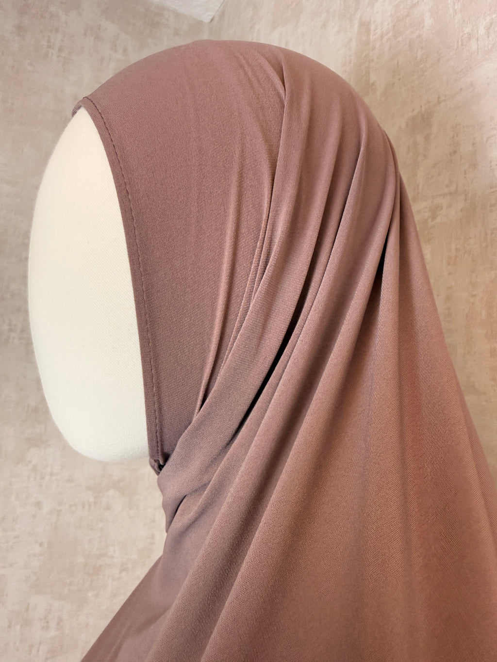 Premium Jersey Hijab – Vintage Rosa