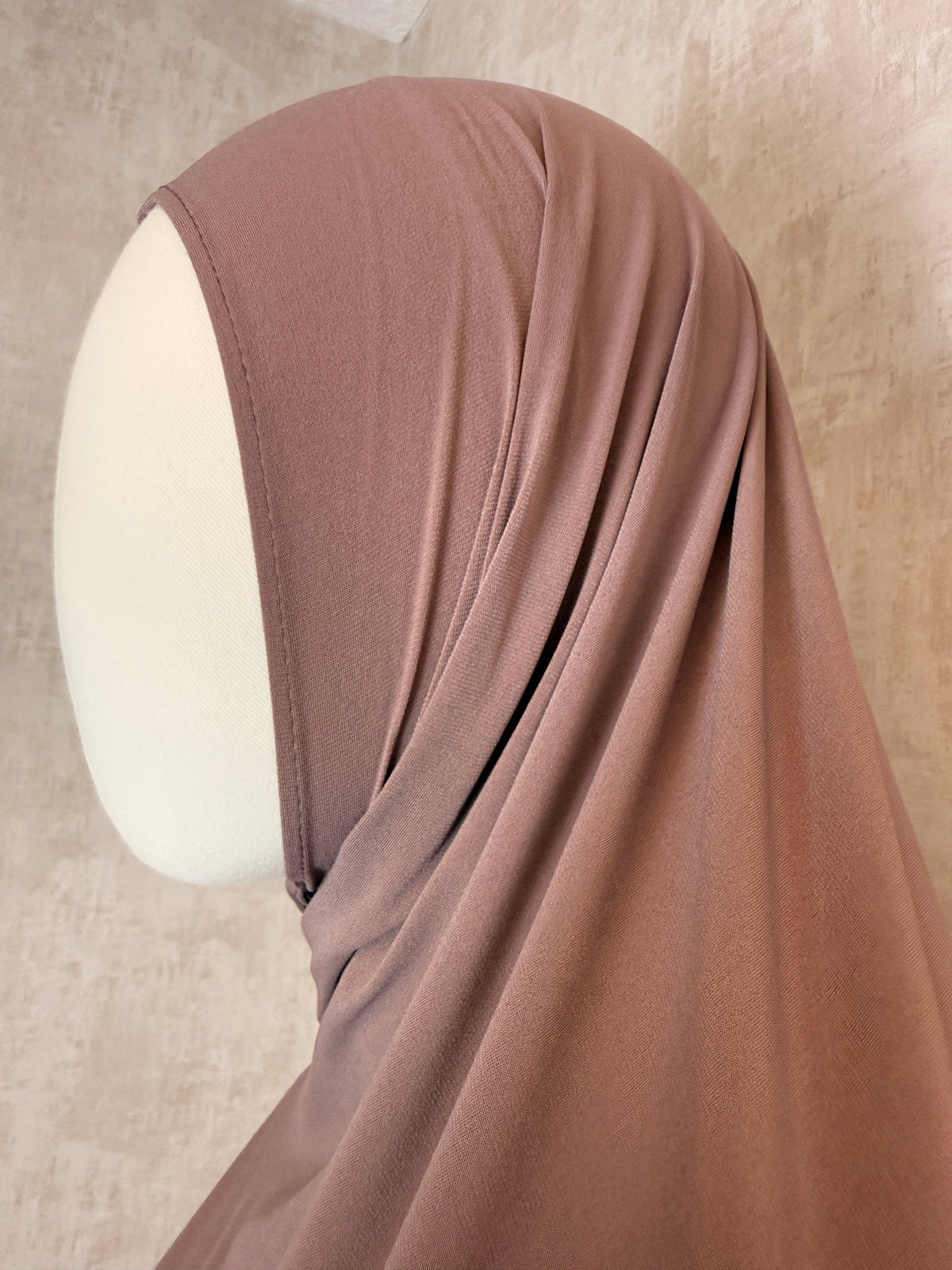 Premium Jersey Hijab – Vintage Rosa