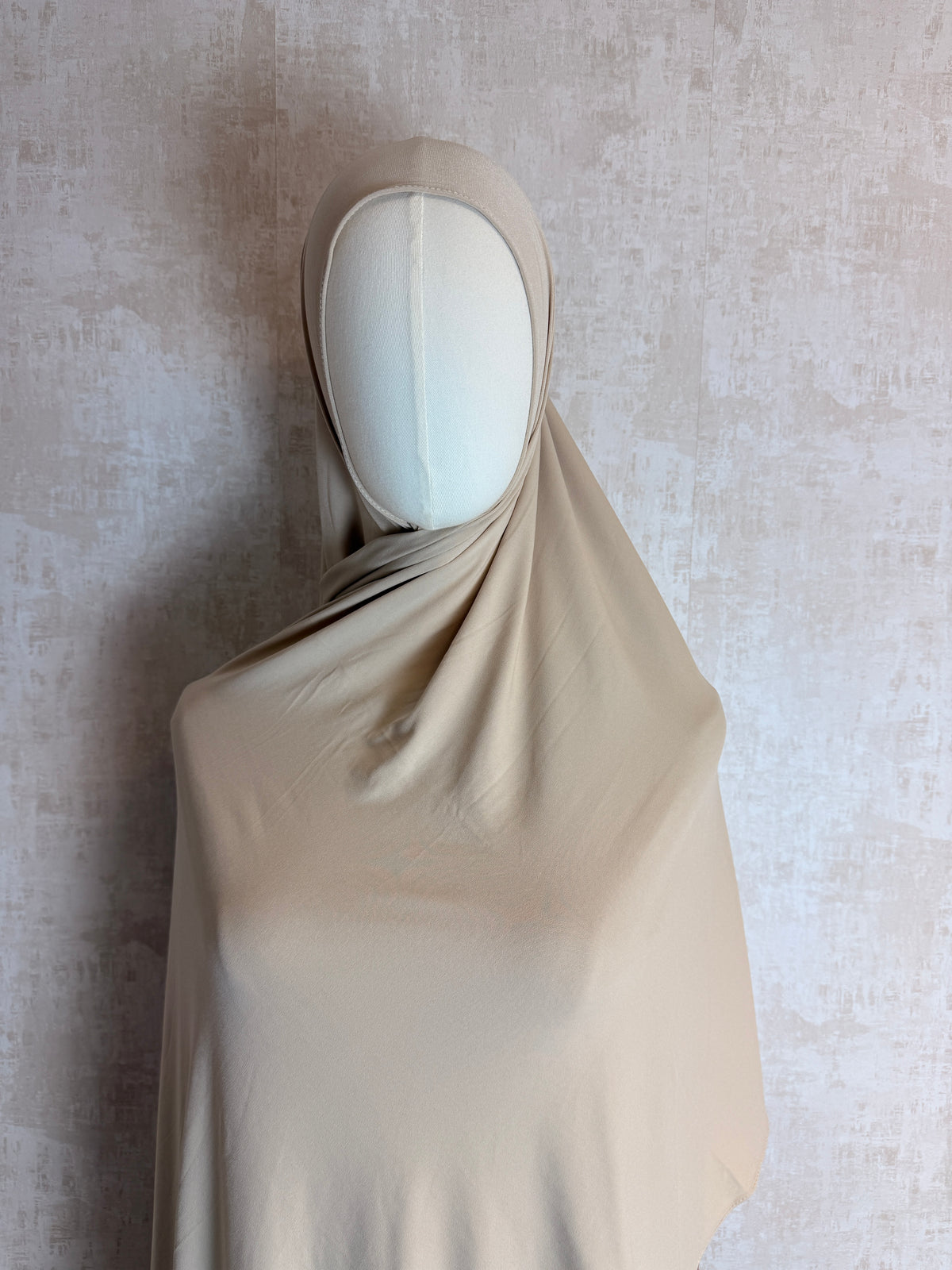 Premium Jersey Hijab - Ecru