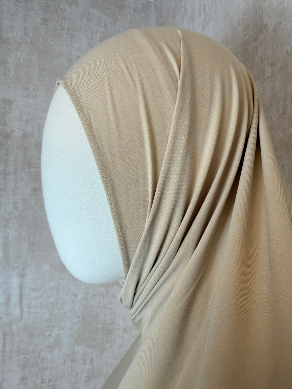 Premium Jersey Hijab - Ecru