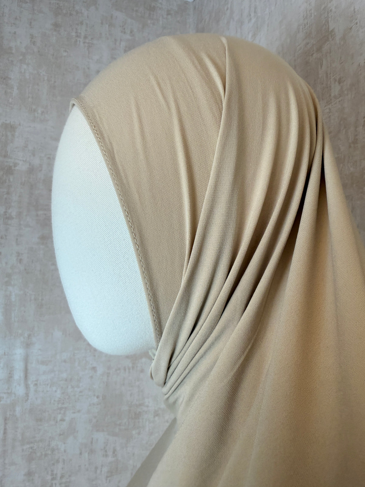 Premium Jersey Hijab - Ecru